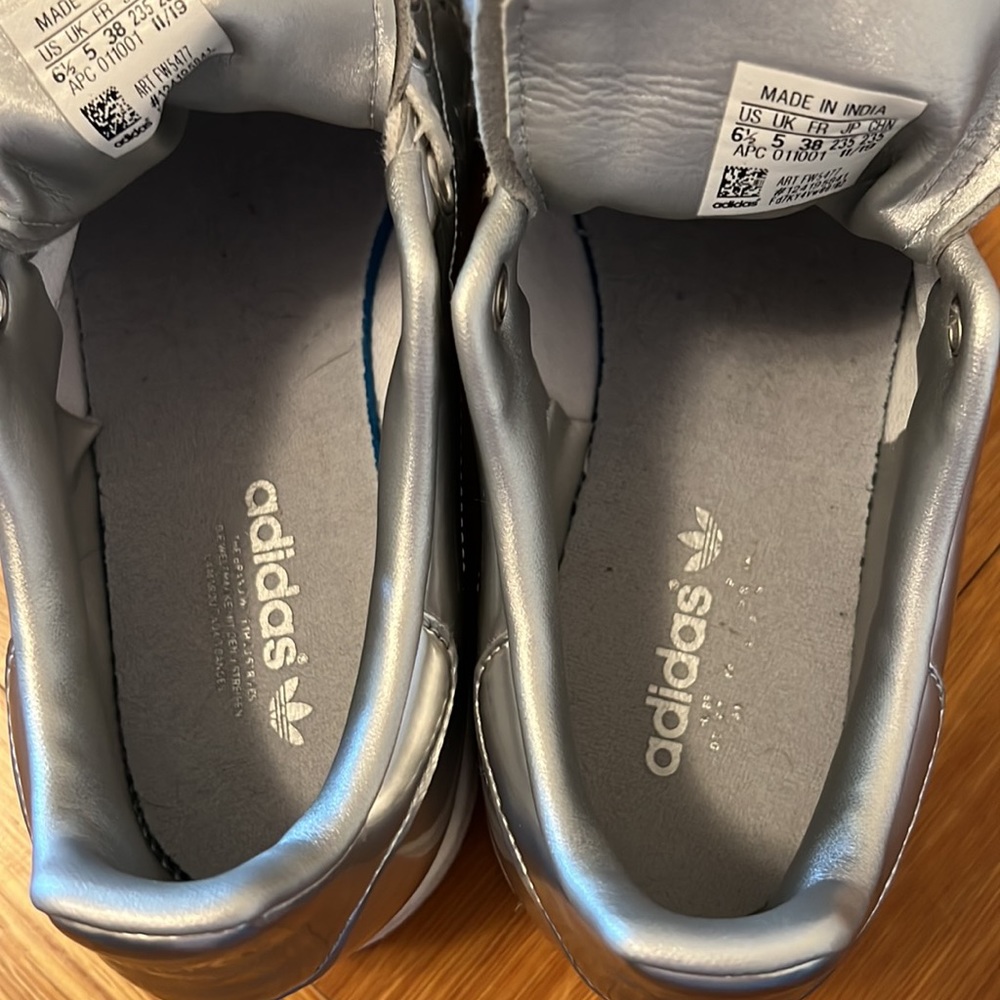 Silver Adidas Stan Smith - image 6